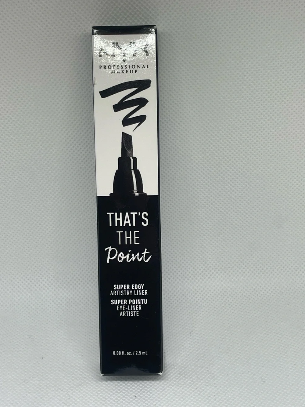 NYX That's The Point Eyeliner Super Edgy Artistry Liquid Liner Black New Makeup